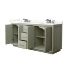 Icon 72" Free Standing Double Basin Vanity Set with Cabinet and Quartz Vanity Top - image 19