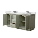 Icon 72" Free Standing Double Basin Vanity Set with Cabinet and Quartz Vanity Top - image 20