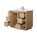 Maroni 42" Free Standing Single Basin Vanity Set with Cabinet and Marble Vanity Top - image 2