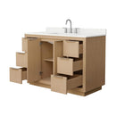 Maroni 48" Free Standing Single Basin Vanity Set with Cabinet and Quartz Vanity Top - image 2