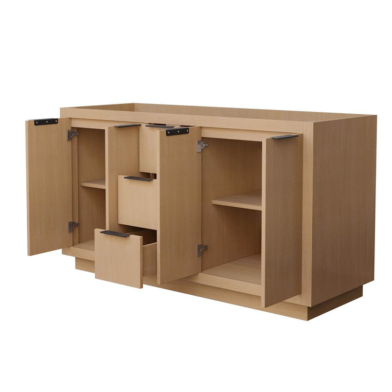 Maroni 60" Double Free Standing Vanity Cabinet Only - Less Vanity Top - image 2