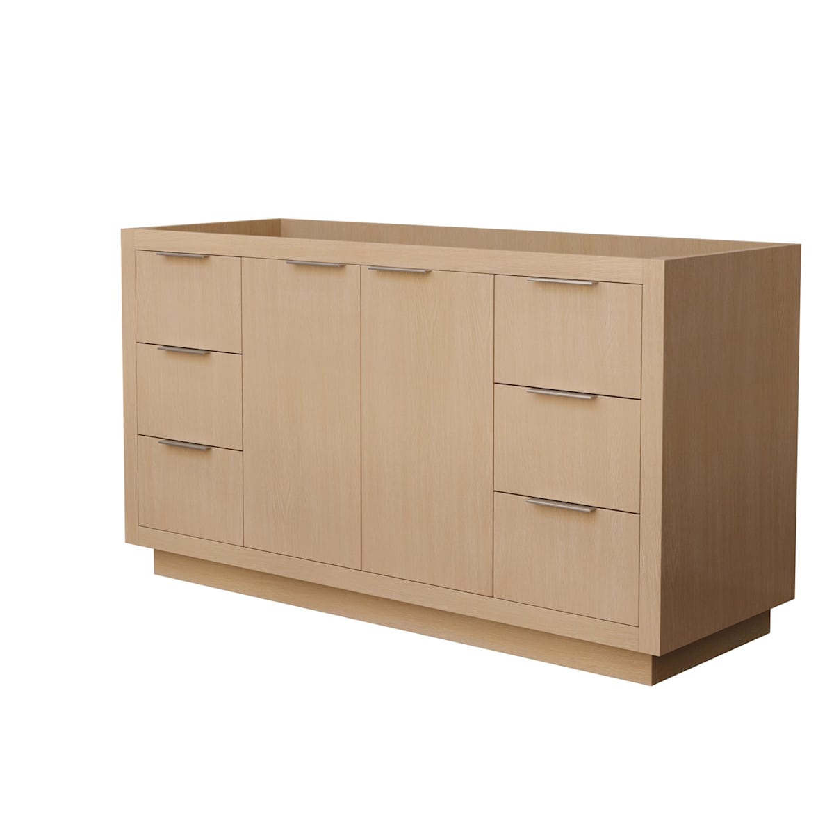 Maroni 60" Single Free Standing Vanity Cabinet Only - Less Vanity Top