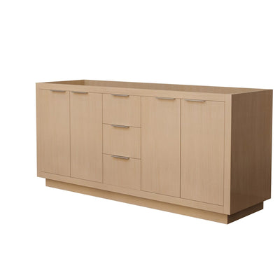 Maroni 72" Double Free Standing Vanity Cabinet Only - Less Vanity Top - image 1