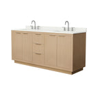 Maroni 72" Free Standing Double Basin Vanity Set with Cabinet and Quartz Vanity Top - image 1