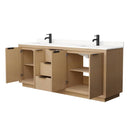 Maroni 80" Free Standing Double Basin Vanity Set with Cabinet and Quartz Vanity Top - image 7