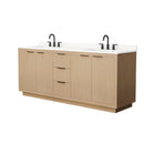 Maroni 80" Free Standing Double Basin Vanity Set with Cabinet and Quartz Vanity Top - image 1