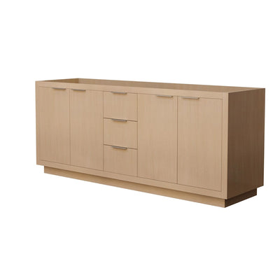 Maroni 80" Double Free Standing Vanity Cabinet Only - Less Vanity Top - image 1