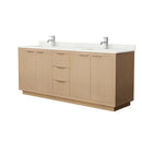 Maroni 80" Free Standing Double Basin Vanity Set with Cabinet and Quartz Vanity Top - image 1