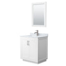 Miranda 30" Free Standing Single Basin Vanity Set with Cabinet, Marble Vanity Top, and Framed Mirror - image 9