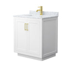 Miranda 30" Free Standing Single Basin Vanity Set with Cabinet and Marble Vanity Top - image 8
