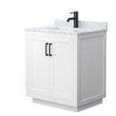 Miranda 30" Free Standing Single Basin Vanity Set with Cabinet and Marble Vanity Top - image 9