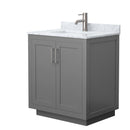 Miranda 30" Free Standing Single Basin Vanity Set with Cabinet and Marble Vanity Top - image 10