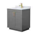 Miranda 30" Free Standing Single Basin Vanity Set with Cabinet and Marble Vanity Top - image 12