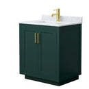 Miranda 30" Free Standing Single Basin Vanity Set with Cabinet and Marble Vanity Top - image 14