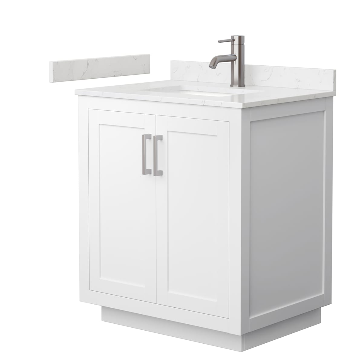 Miranda 30" Free Standing Single Basin Vanity Set with Cabinet and Cultured Marble Vanity Top