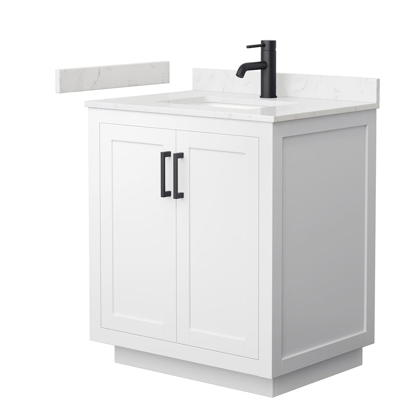 Miranda 30" Free Standing Single Basin Vanity Set with Cabinet and Cultured Marble Vanity Top - image 15