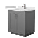 Miranda 30" Free Standing Single Basin Vanity Set with Cabinet and Cultured Marble Vanity Top - image 16