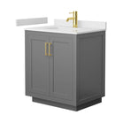 Miranda 30" Free Standing Single Basin Vanity Set with Cabinet and Cultured Marble Vanity Top - image 20