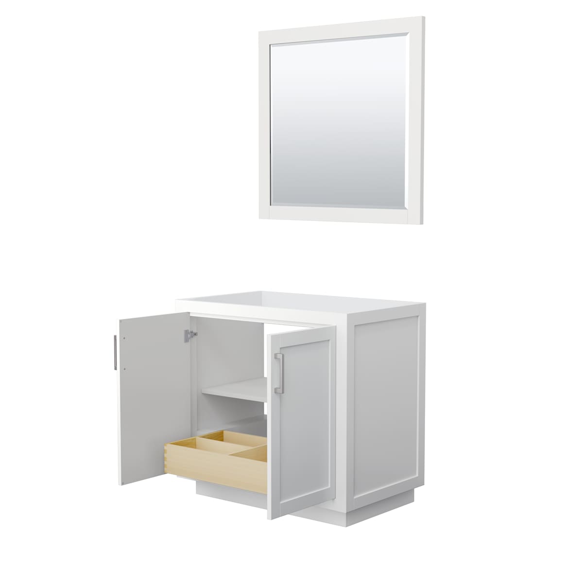 Miranda 36" Single Free Standing Vanity Cabinet - Less Vanity Top - image 6