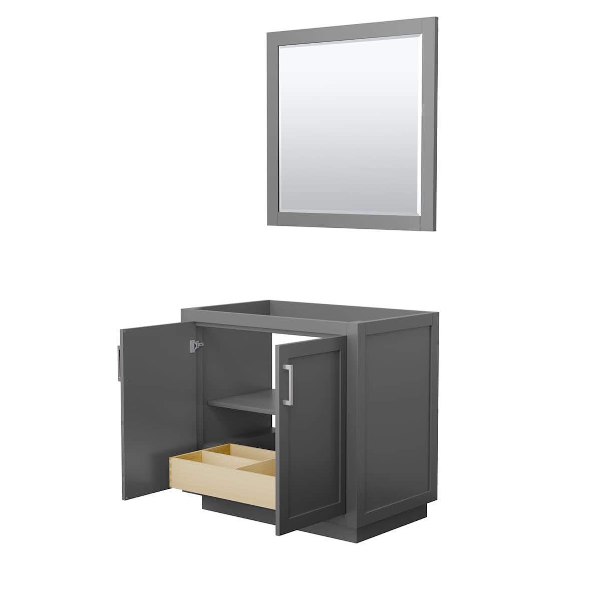 Miranda 36" Single Free Standing Vanity Cabinet - Less Vanity Top - image 10