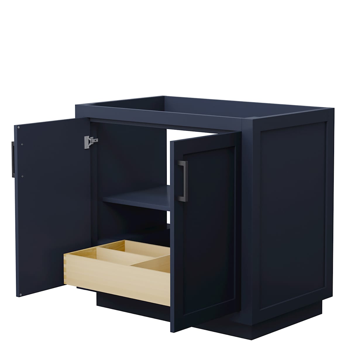 Miranda 36" Single Free Standing Vanity Cabinet Only - Less Vanity Top - image 2