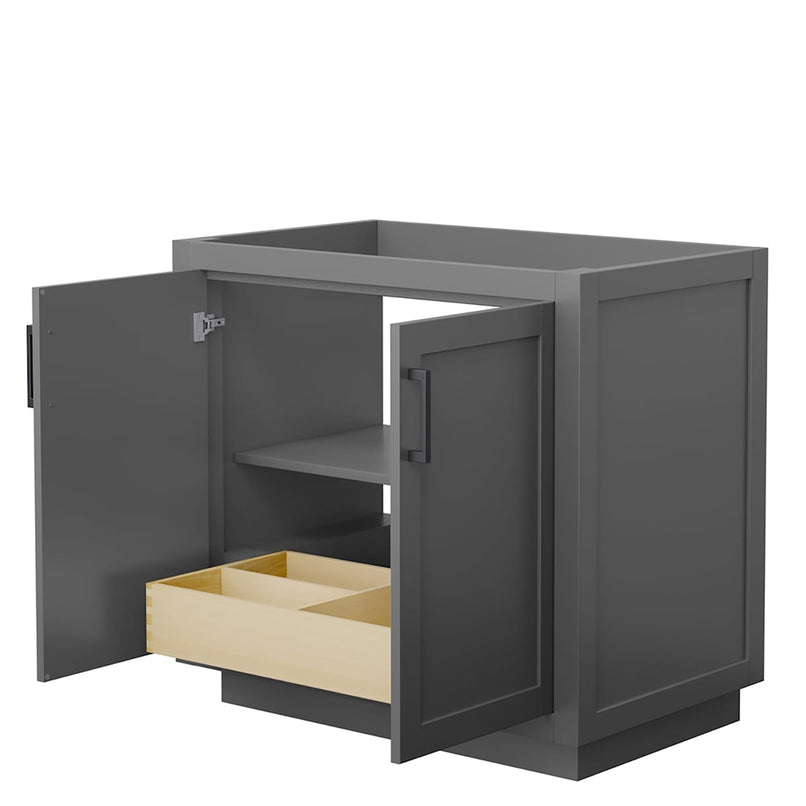 Miranda 36" Single Free Standing Vanity Cabinet Only - Less Vanity Top - image 13