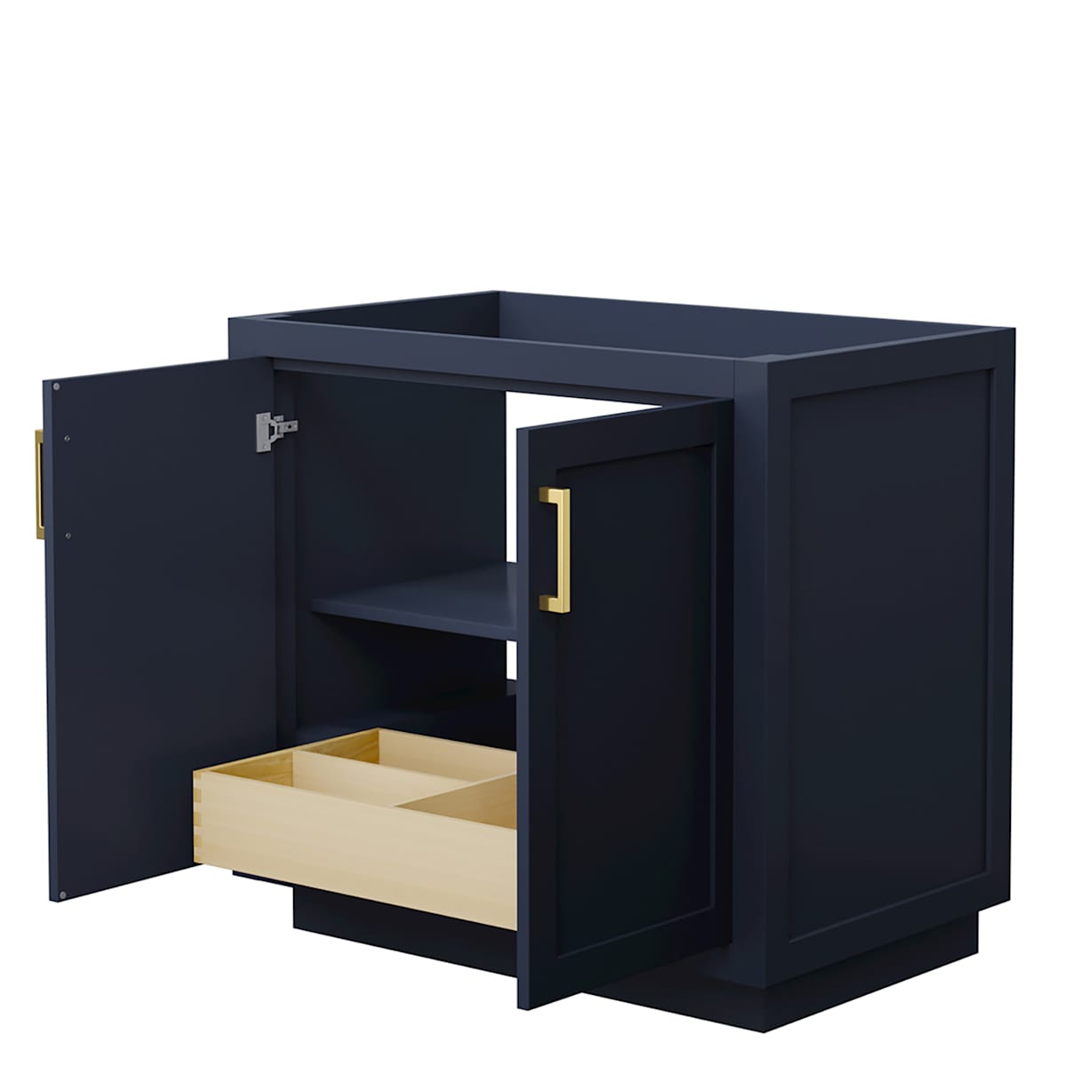 Miranda 36" Single Free Standing Vanity Cabinet Only - Less Vanity Top - image 15