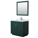Miranda 36" Free Standing Single Basin Vanity Set with Cabinet, Marble Vanity Top, and Framed Mirror - image 17