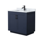Miranda 36" Free Standing Single Basin Vanity Set with Cabinet and Marble Vanity Top - image 2