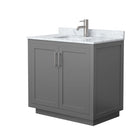 Miranda 36" Free Standing Single Basin Vanity Set with Cabinet and Marble Vanity Top - image 10