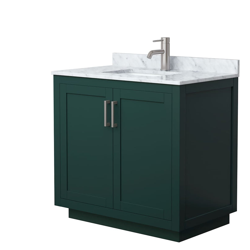 Miranda 36" Free Standing Single Basin Vanity Set with Cabinet and Marble Vanity Top - image 13