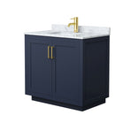 Miranda 36" Free Standing Single Basin Vanity Set with Cabinet and Marble Vanity Top - image 17