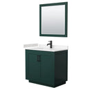 Miranda 36" Free Standing Single Basin Vanity Set with Cabinet, Cultured Marble Vanity Top, and Framed Mirror - image 21