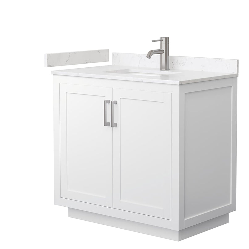 Miranda 36" Free Standing Single Basin Vanity Set with Cabinet and Cultured Marble Vanity Top - image 10