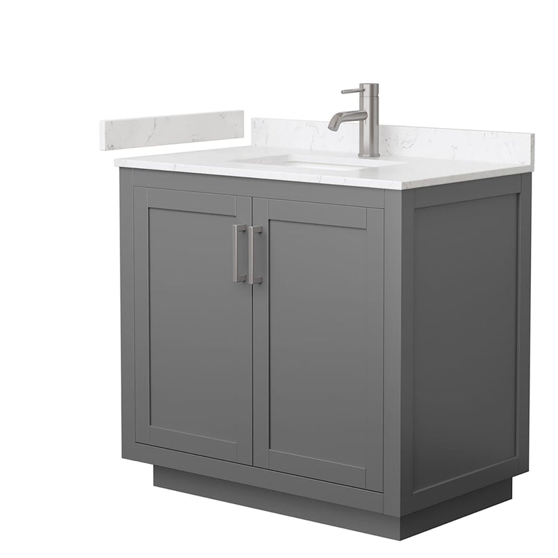 Miranda 36" Free Standing Single Basin Vanity Set with Cabinet and Cultured Marble Vanity Top - image 16