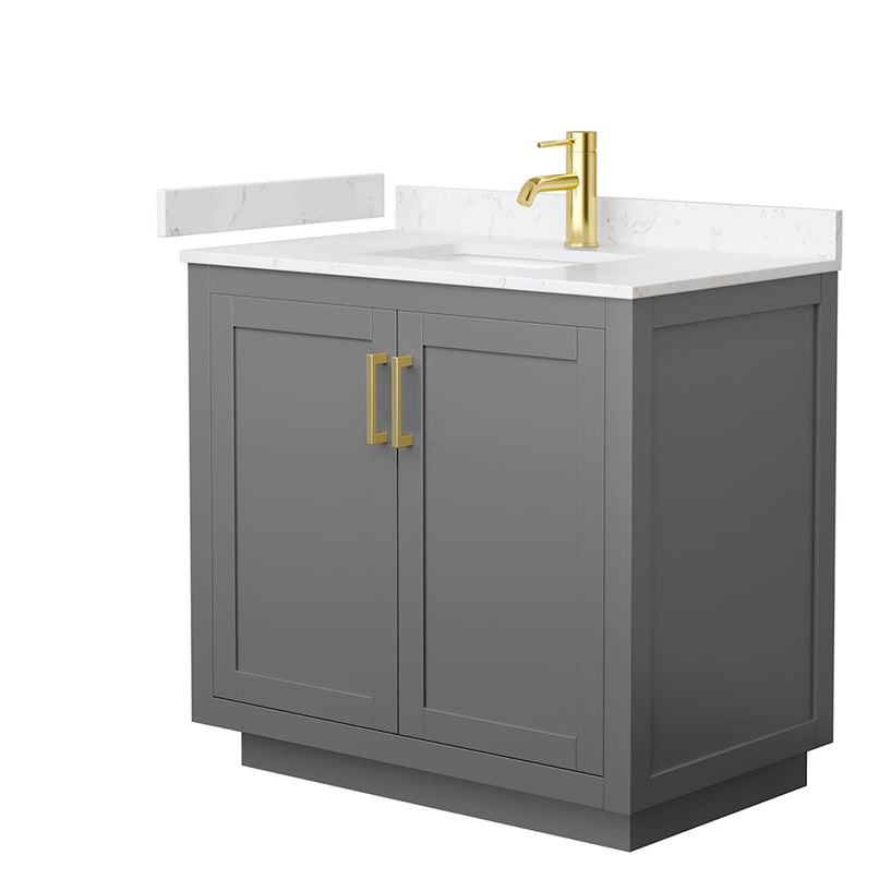 Miranda 36" Free Standing Single Basin Vanity Set with Cabinet and Cultured Marble Vanity Top - image 20
