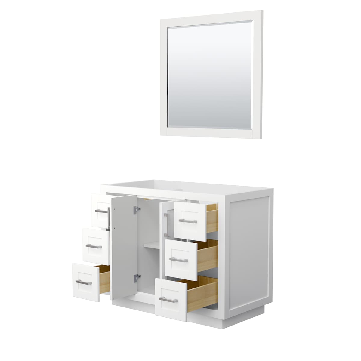 Miranda 42" Single Free Standing Vanity Cabinet - Less Vanity Top