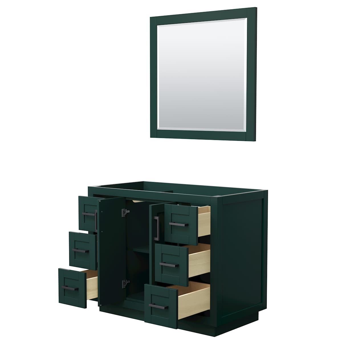 Miranda 42" Single Free Standing Vanity Cabinet - Less Vanity Top
