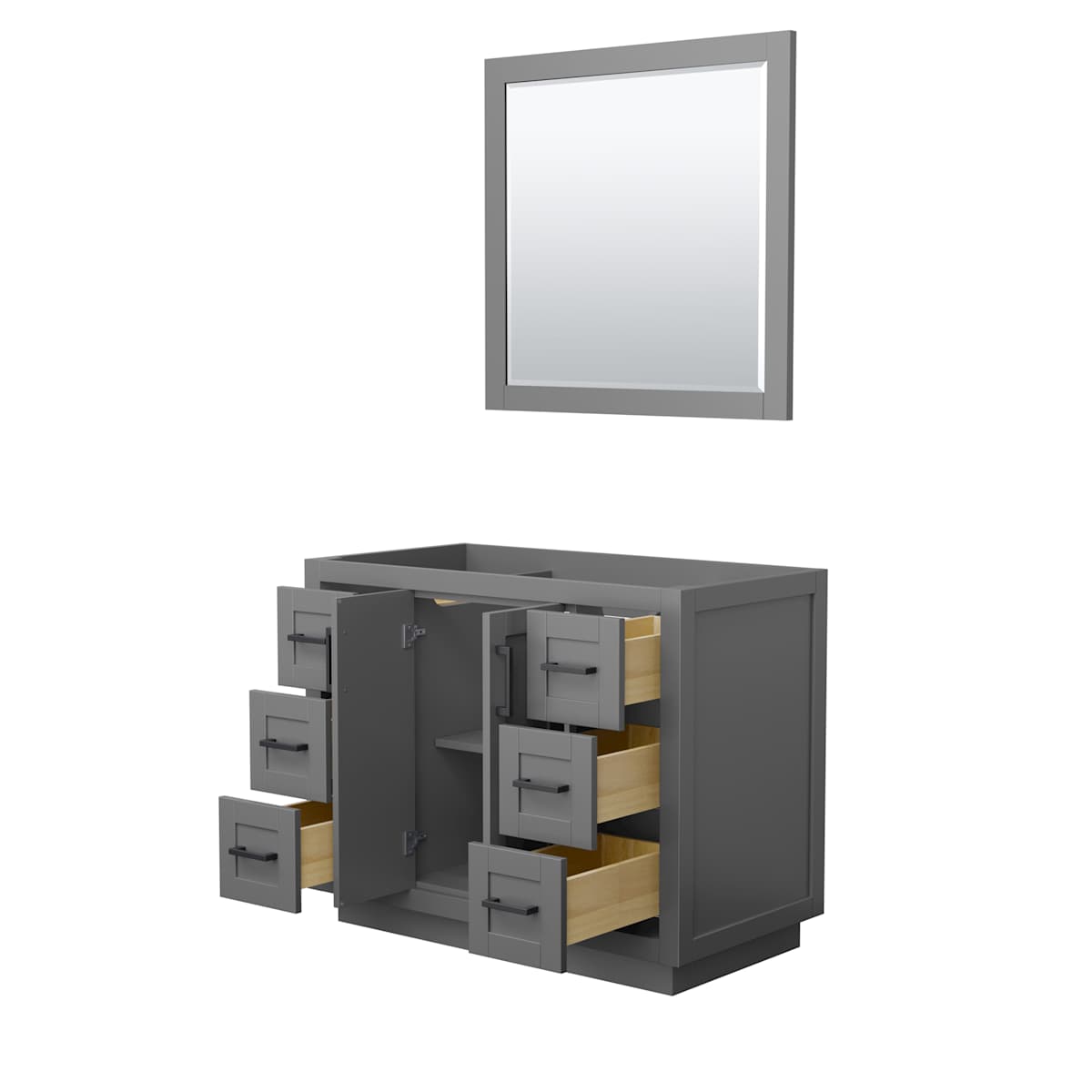 Miranda 42" Single Free Standing Vanity Cabinet - Less Vanity Top - image 17