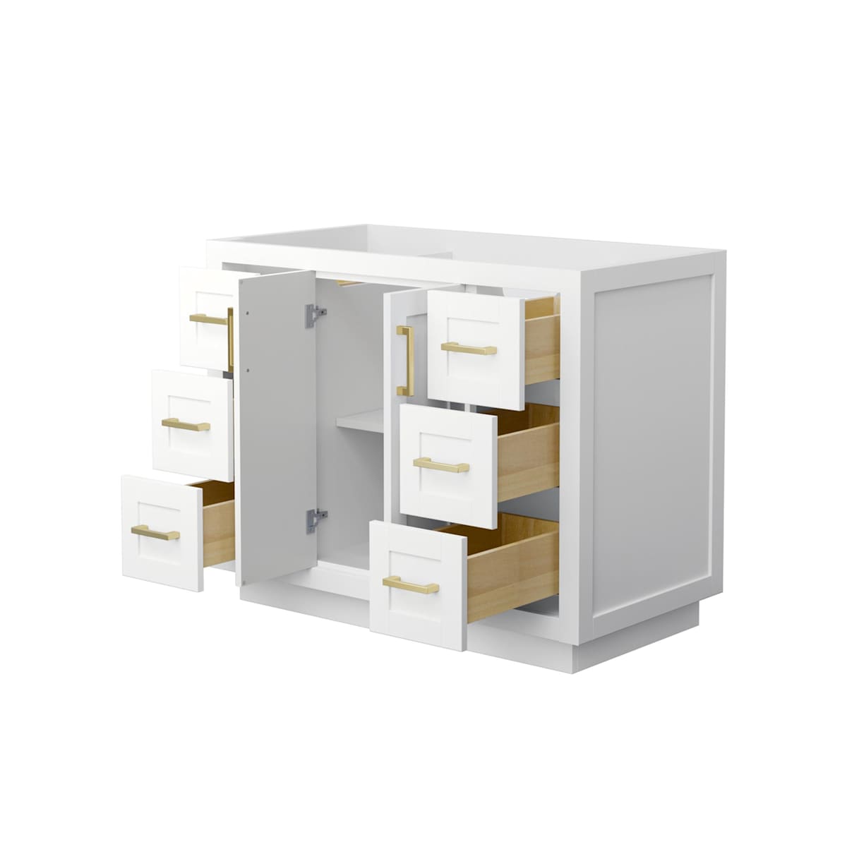 Miranda 42" Single Free Standing Vanity Cabinet Only - Less Vanity Top - image 6