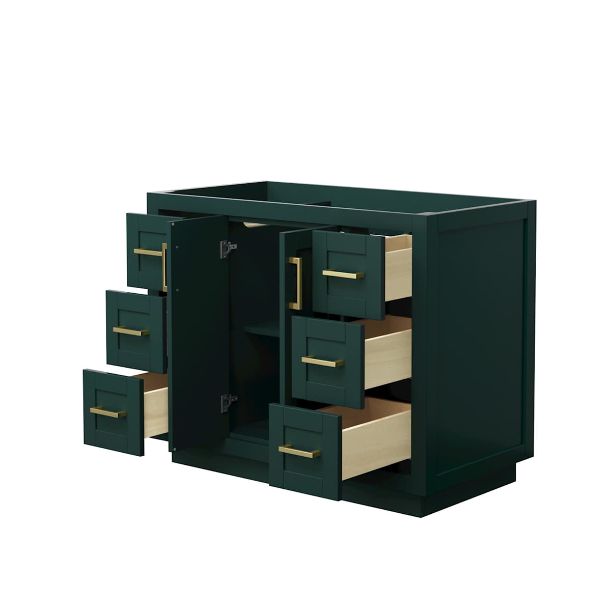 Miranda 42" Single Free Standing Vanity Cabinet Only - Less Vanity Top