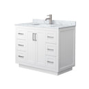 Miranda 42" Free Standing Single Basin Vanity Set with Cabinet and Marble Vanity Top - image 7