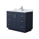 Miranda 42" Free Standing Single Basin Vanity Set with Cabinet and Marble Vanity Top - image 16