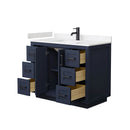 Miranda 42" Free Standing Single Basin Vanity Set with Cabinet and Cultured Marble Vanity Top - image 3