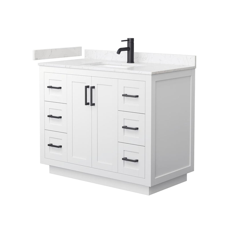 Miranda 42" Free Standing Single Basin Vanity Set with Cabinet and Cultured Marble Vanity Top - image 13