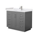 Miranda 42" Free Standing Single Basin Vanity Set with Cabinet and Cultured Marble Vanity Top - image 14