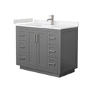 Miranda 42" Free Standing Single Basin Vanity Set with Cabinet and Cultured Marble Vanity Top - image 15