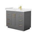 Miranda 42" Free Standing Single Basin Vanity Set with Cabinet and Cultured Marble Vanity Top - image 18
