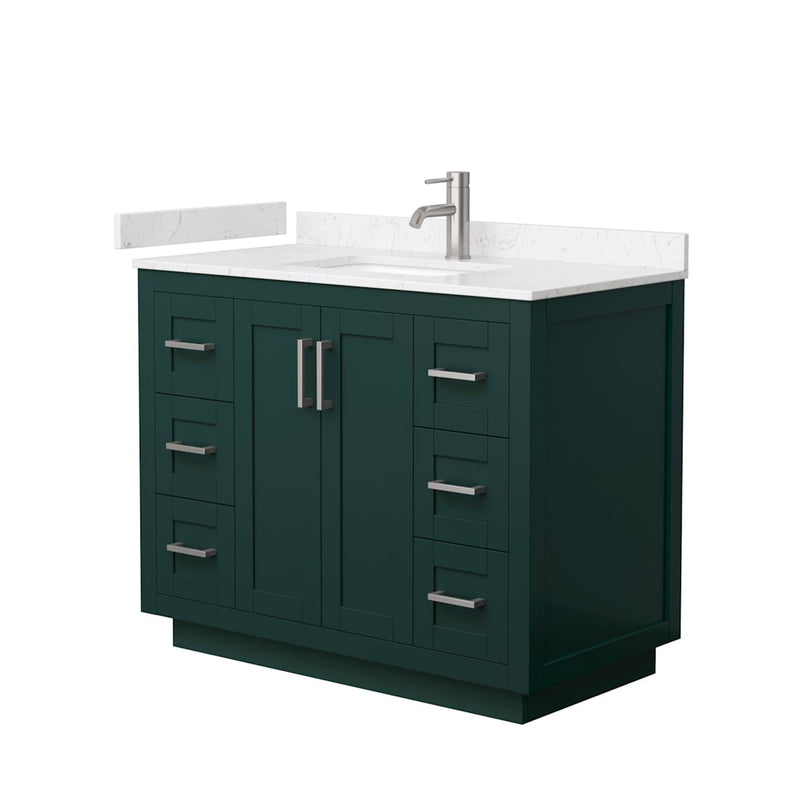 Miranda 42" Free Standing Single Basin Vanity Set with Cabinet and Cultured Marble Vanity Top - image 21