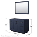 Miranda 48" Single Free Standing Vanity Cabinet - Less Vanity Top - image 4
